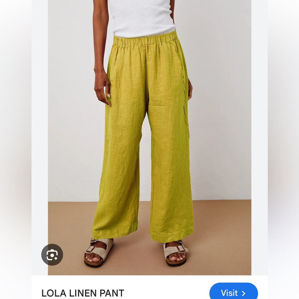 Lolo linen pant: velvet by graham and Spencer